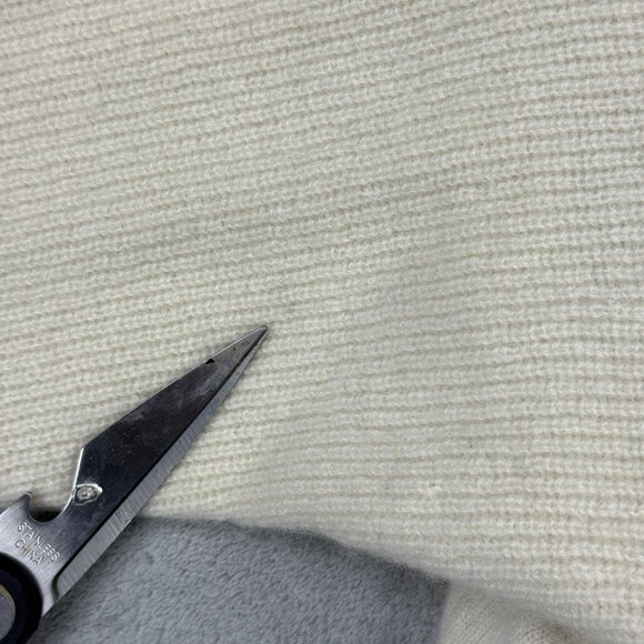 Sutton Cashmere Cardigan Ivory Open Front Soft Luxury Jacket Soft Girl Coquette - Picture 6 of 8